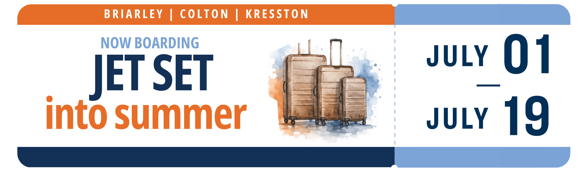 jet set into summer
